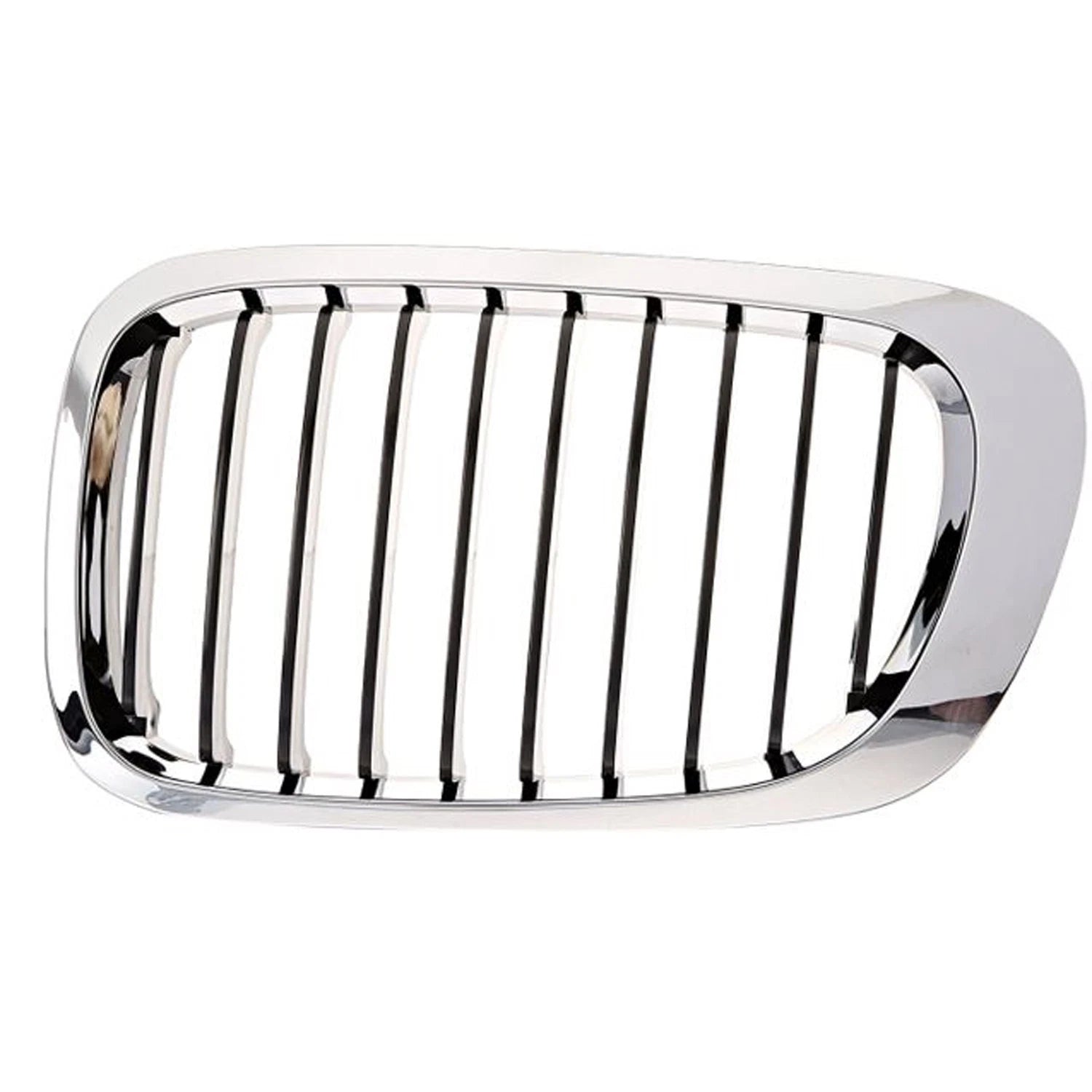 Replacement Black Chrome Plastic Driver Side Grille (See compatibility Chart)