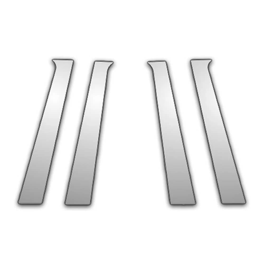 4Pc Chrome Pillar Post Covers for 02-08 Chevy Aveo Sedan - P1618