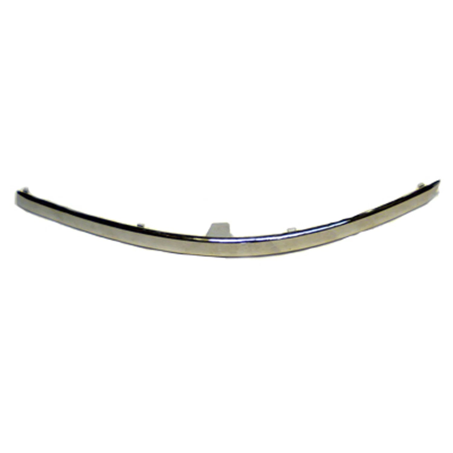 Replacement Chrome Plastic Driver Side Front Bumper Cover Molding