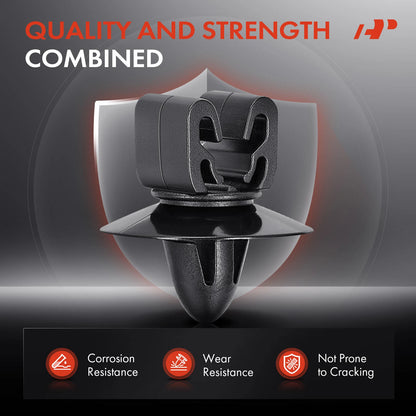 30Pcs 8mm Nylon Hood Release Cable Retainer for Chevy
