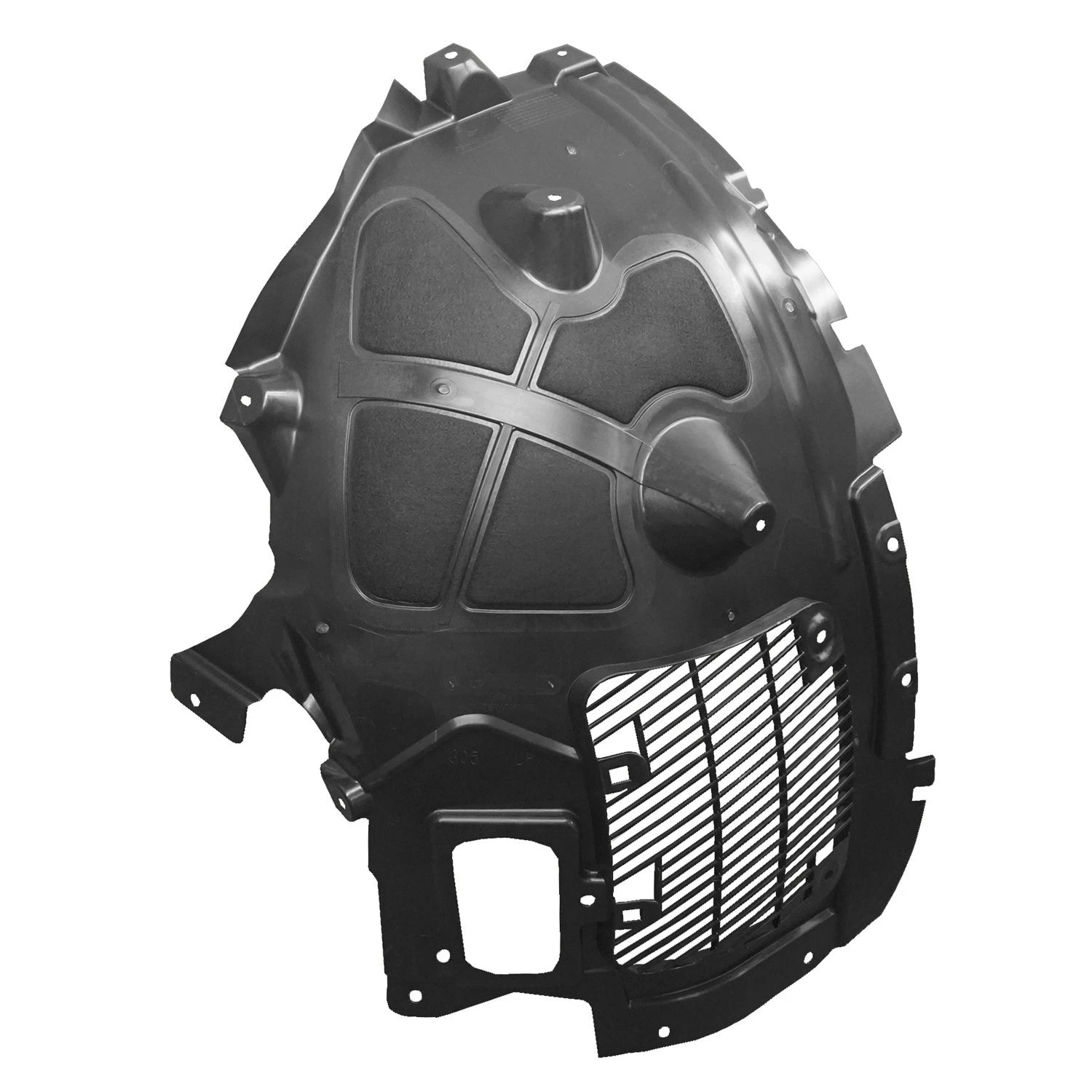 Replacement Polypropylene/PET Plastic Front Driver Side Fender Splash Shield