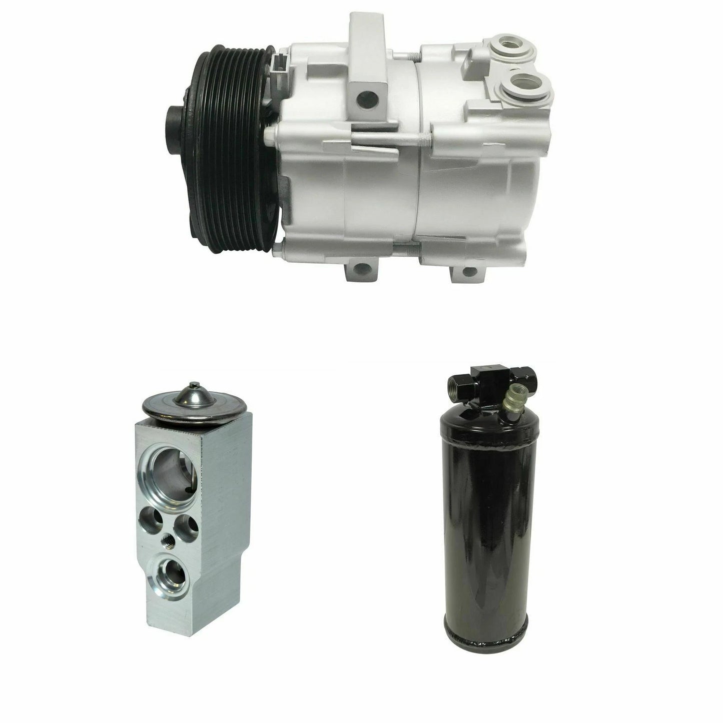 AC Compressor Kit Heavy Duty Replacement for Ford LCF L55 4.5L (2008–2010)
