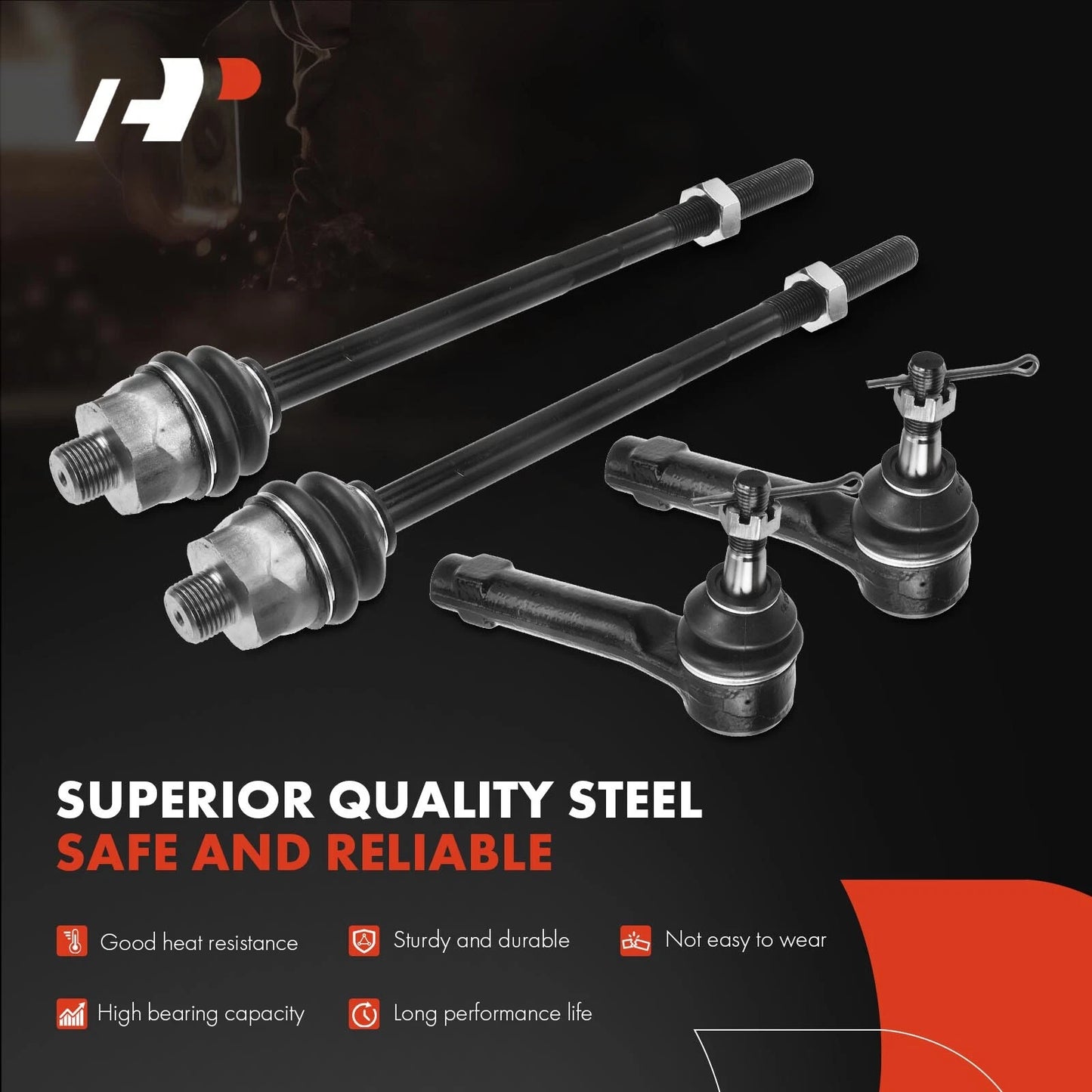 9x Pitman Arm & Tie Rod End for Chevrolet Silverado 1500