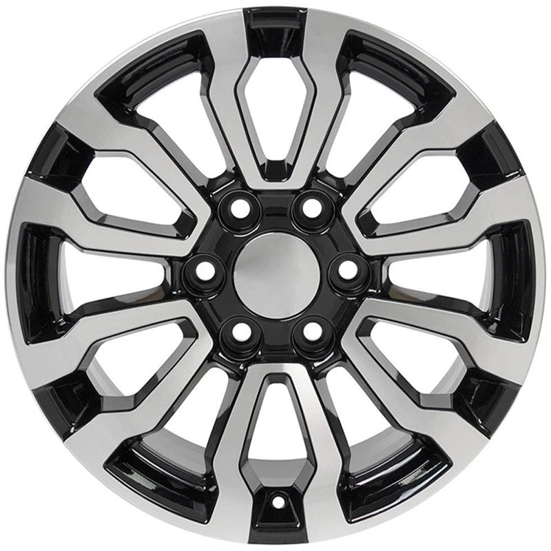 18 Inch Machined Black Wheel Replacement for 1992-1994 Chevy Blazer