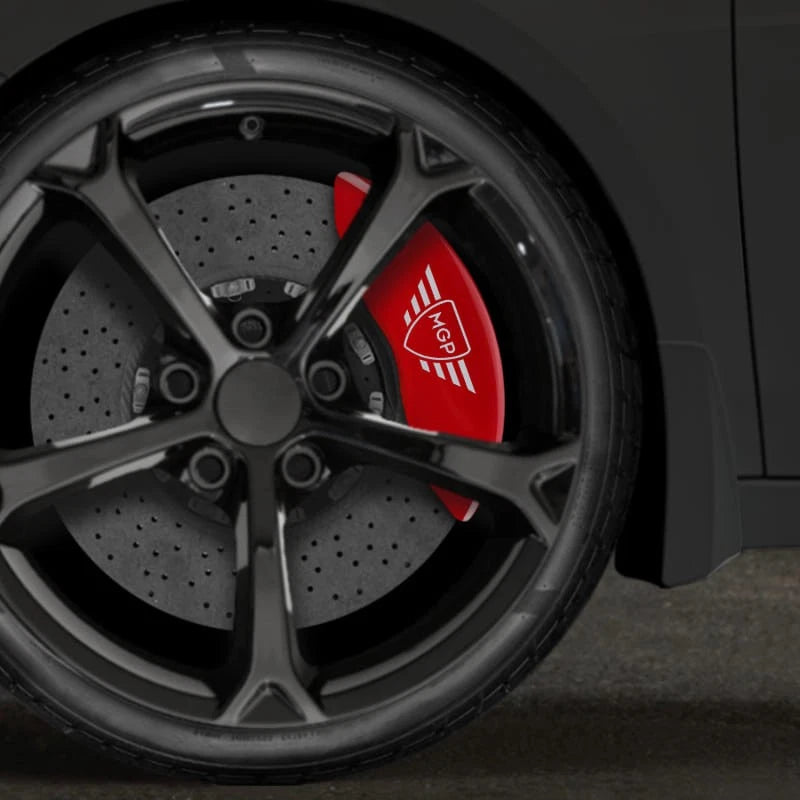 Set of 4 Red Caliper Covers w/Silver MGP Logo for 2004-2006 Pontiac GTO