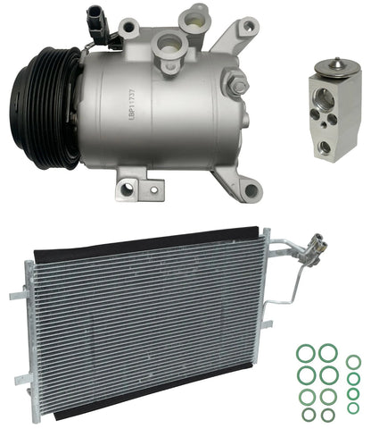 AC Compressor Kit With Condenser for Mazda 3 2.0L (2012–2012)