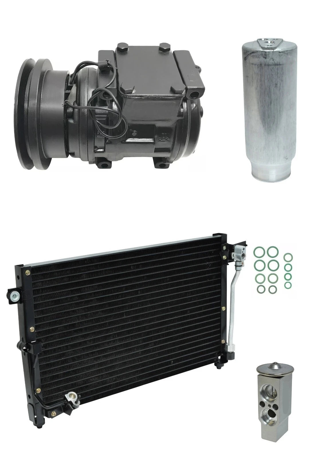 AC Compressor Kit With Condenser for Mitsubishi Montero 3.5L (1999–1999)