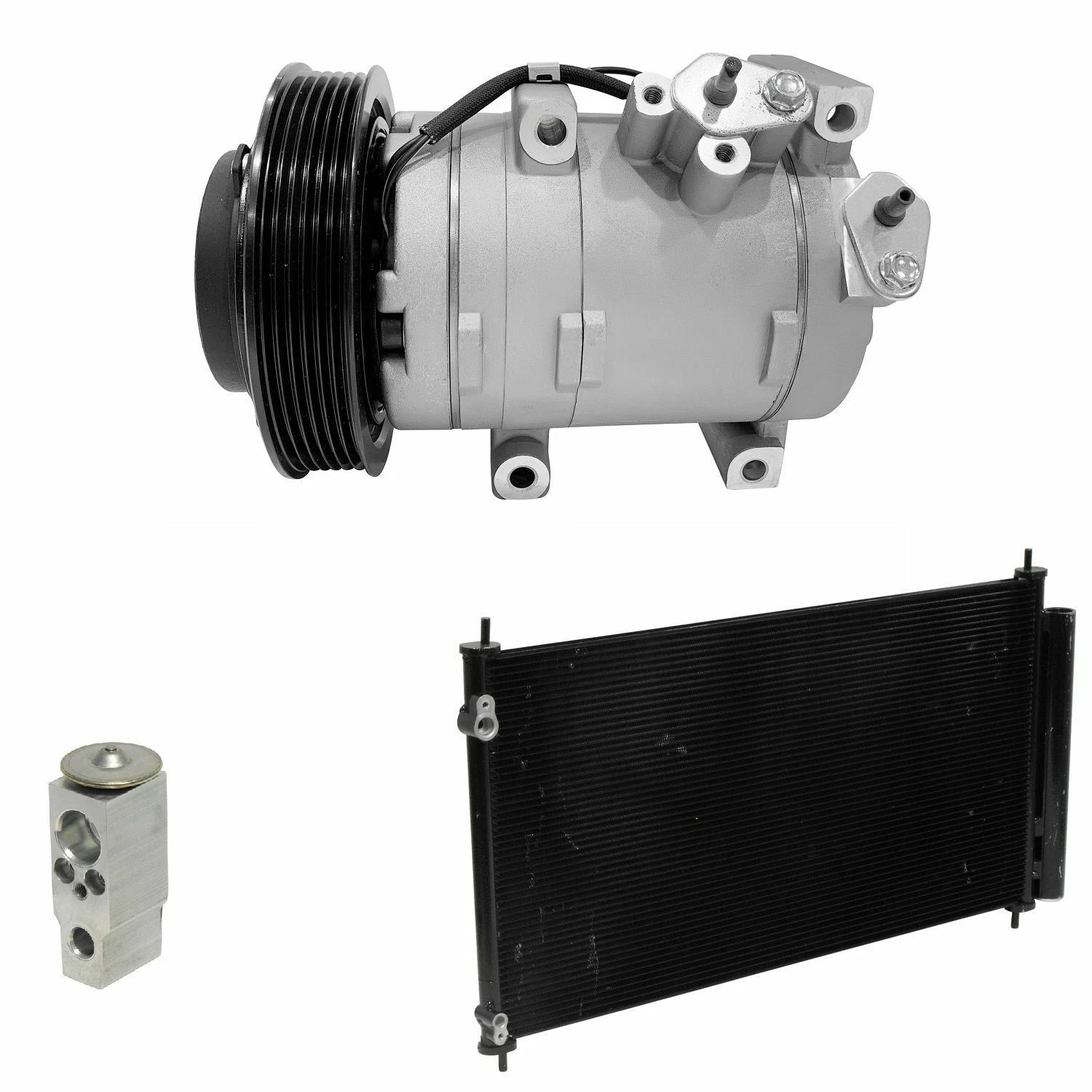 AC Compressor Kit With Condenser for Acura TL 3.5L 3.7L (2009–2014)