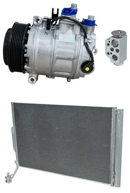 AC Compressor Kit With Condenser for Porsche Cayenne 4.8L (2014–2016)