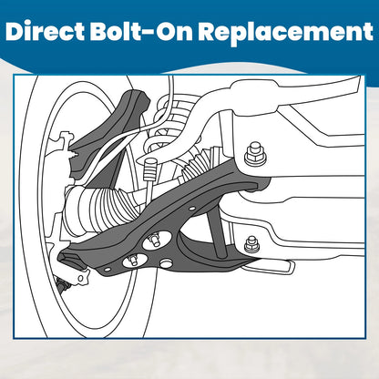 2x Front Lower Control Arm Set for Cadillac DTS Buick Lucerne (2006–2011)