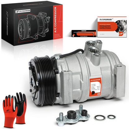 A/C Compressor with Clutch for GMC Chevrolet Silverado 1500 (2003–2013)