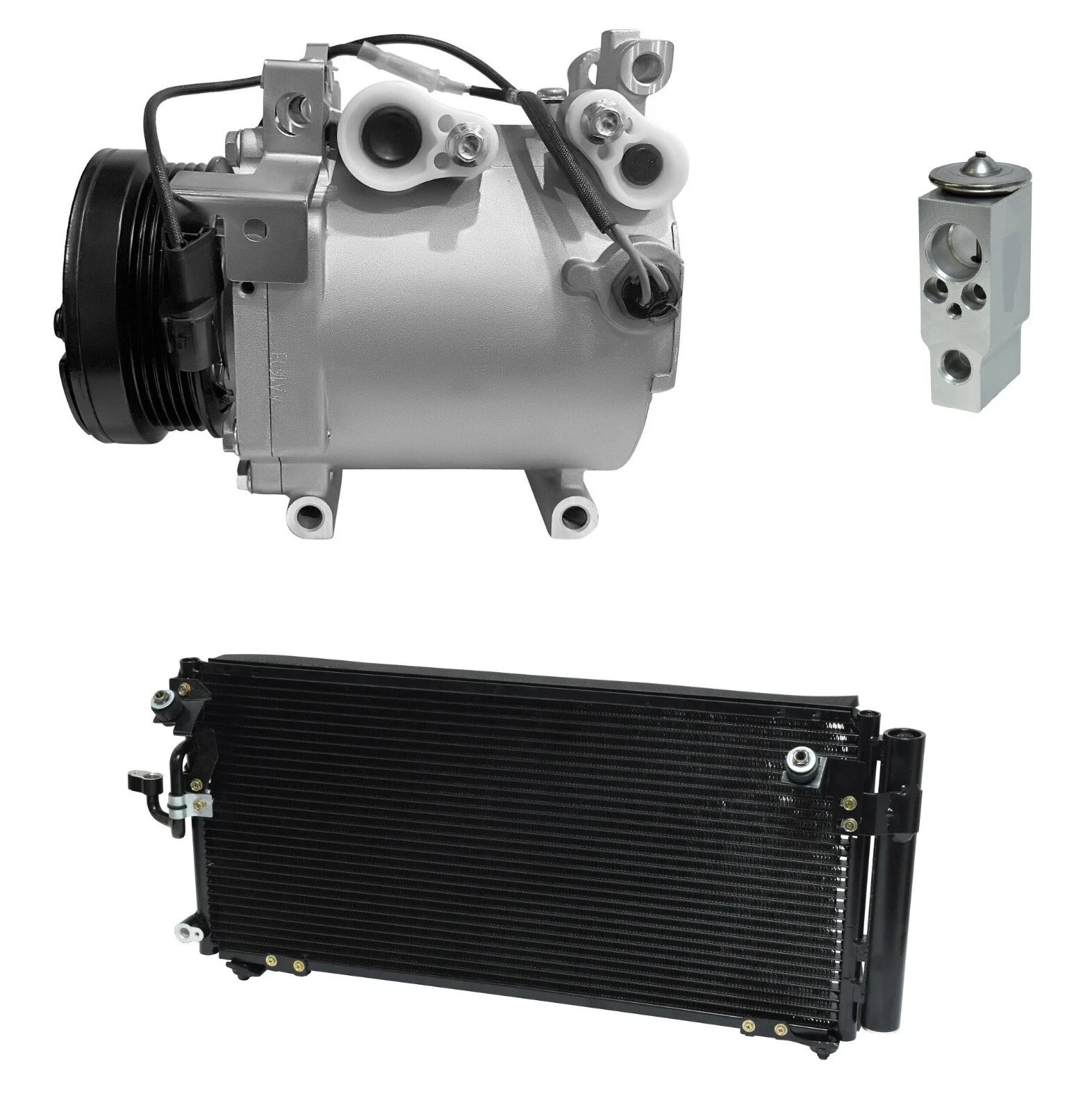 AC Compressor Kit with Condenser for Chrysler Sebring 2.4L (2004–2006)