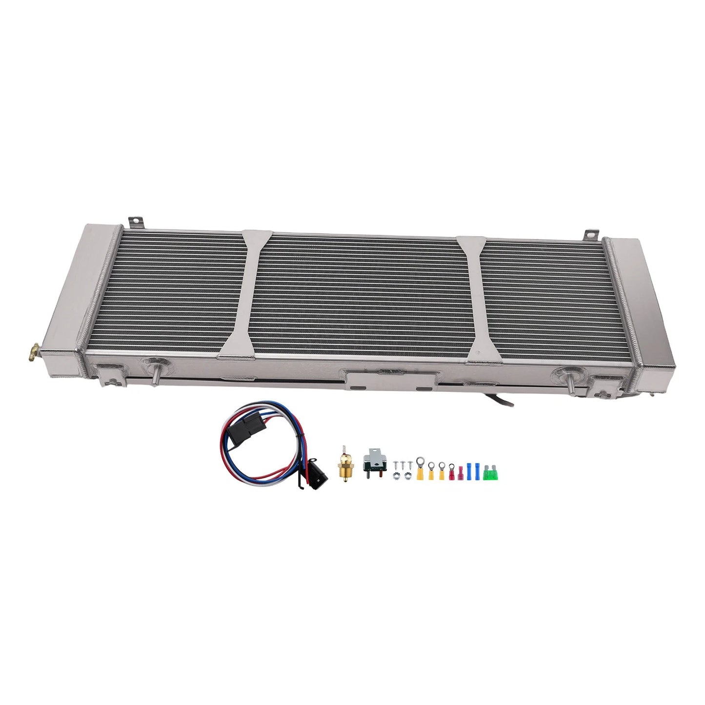 Cooling Radiator Shroud Fan Aluminum for Jeep Cherokee XJ (1991–2001)