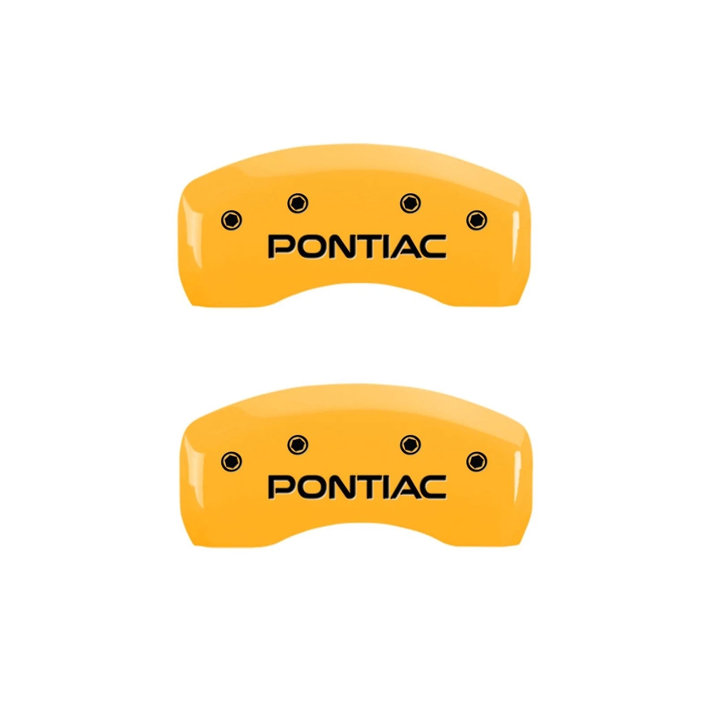 Caliper Covers Set of 4 Yellow for 2000-2005 Pontiac Bonneville (MGP)
