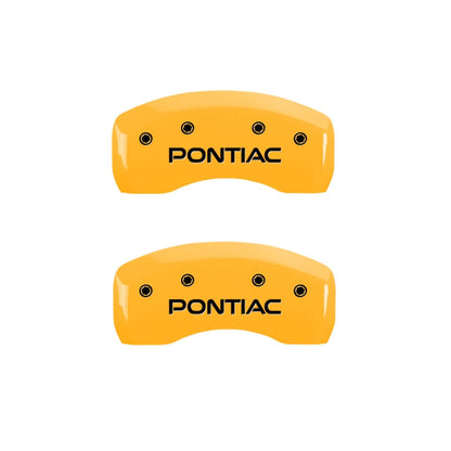 Caliper Covers Set of 4 Yellow for 2000-2005 Pontiac Bonneville (MGP)