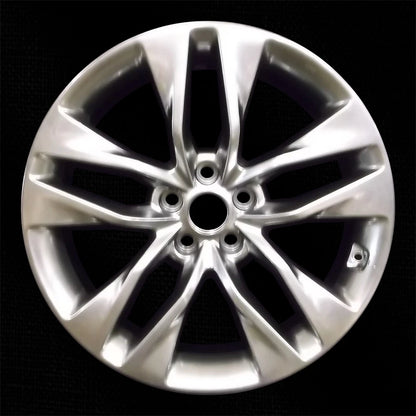 19x8.5 Factory Wheel Hyper Bright Smoked Silver for Hyundai Genesis (2013–2016)