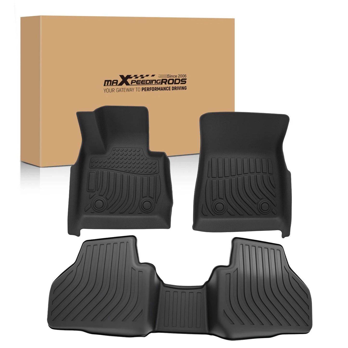 Anti-Slip Floor Mats Set for BMW X3 F25 (2011–2017) and X4 F26 (2015–2017)