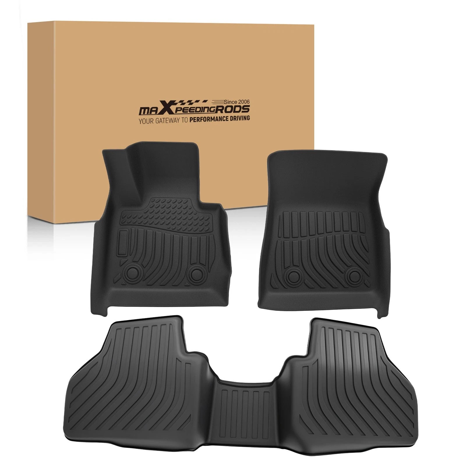 Anti-Slip Floor Mats Set for BMW X3 F25 (2011–2017) and X4 F26 (2015–2017)