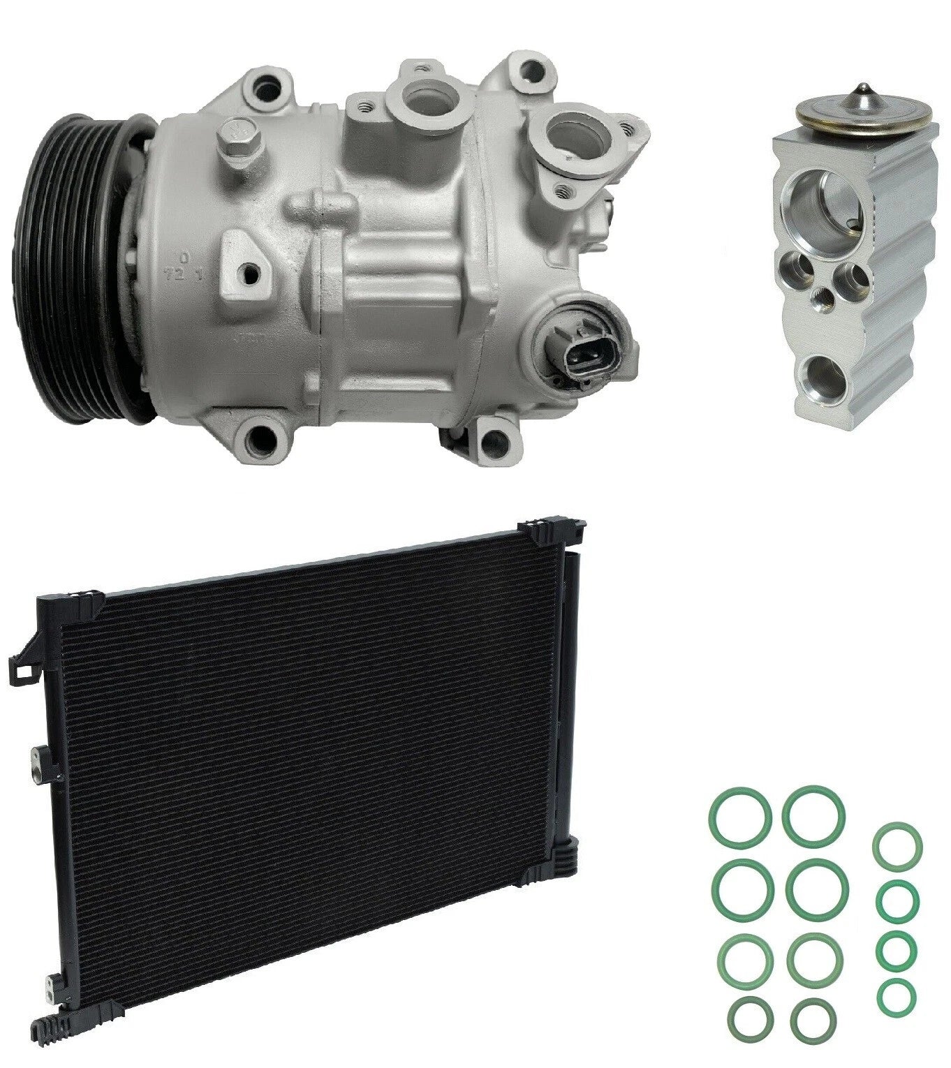AC Compressor Kit With Condenser for Lexus NX300 2.0L (2020–2022)