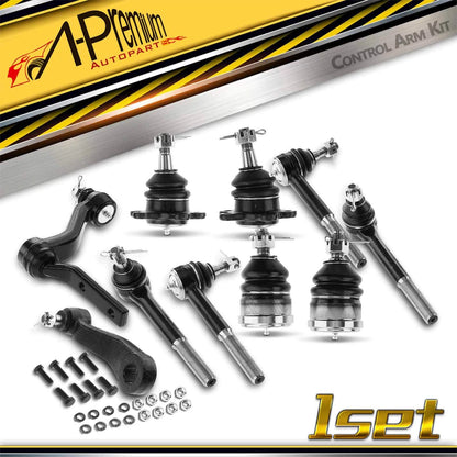 10x Front Idler Arm Ball Joint Tie Rod End for GMC Chevy