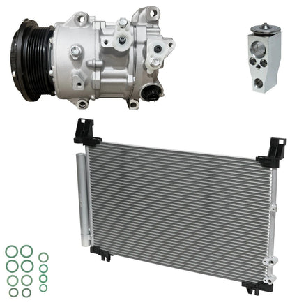 A/C Compressor Kit with Condenser Replacement for Lexus RC F 2017–2017