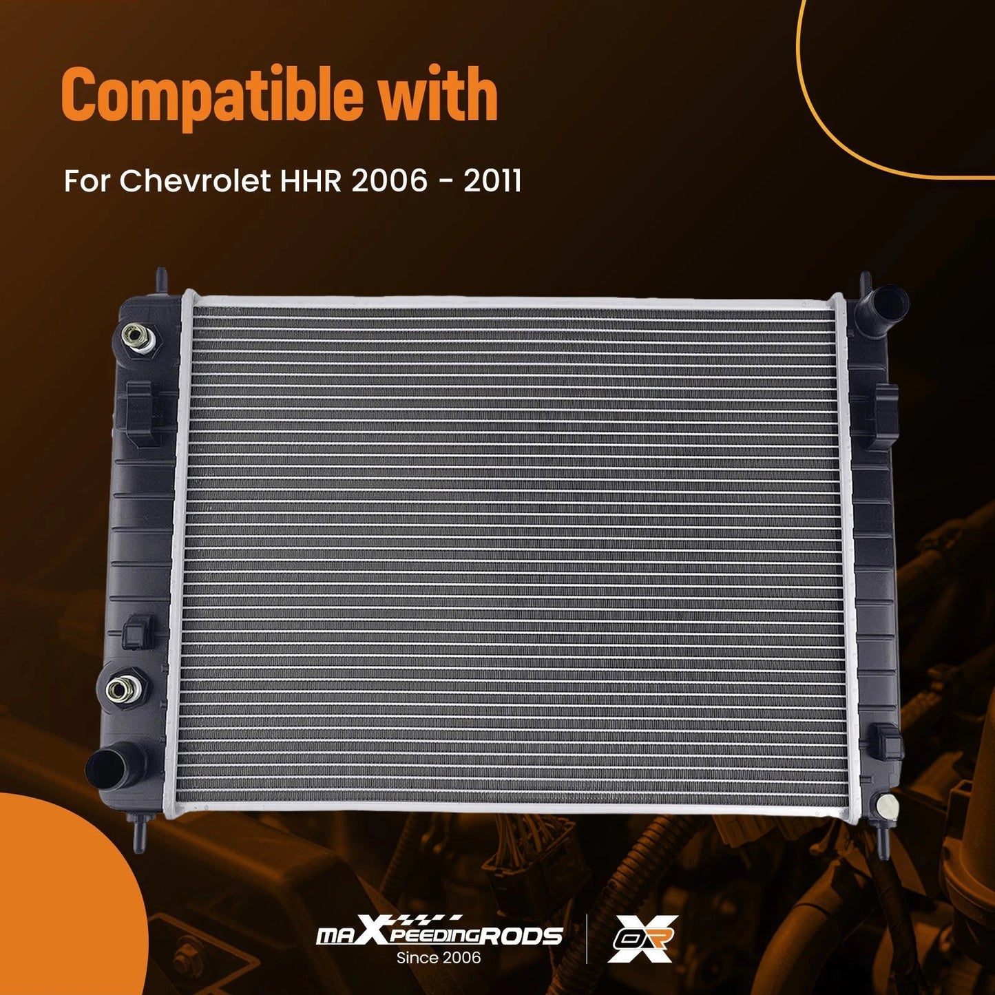Cooling System Radiator for Chevrolet HHR (2006–2011) AT Transmission