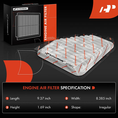 2X Engine Air Filter for Chevy Cobalt (2008–2010)