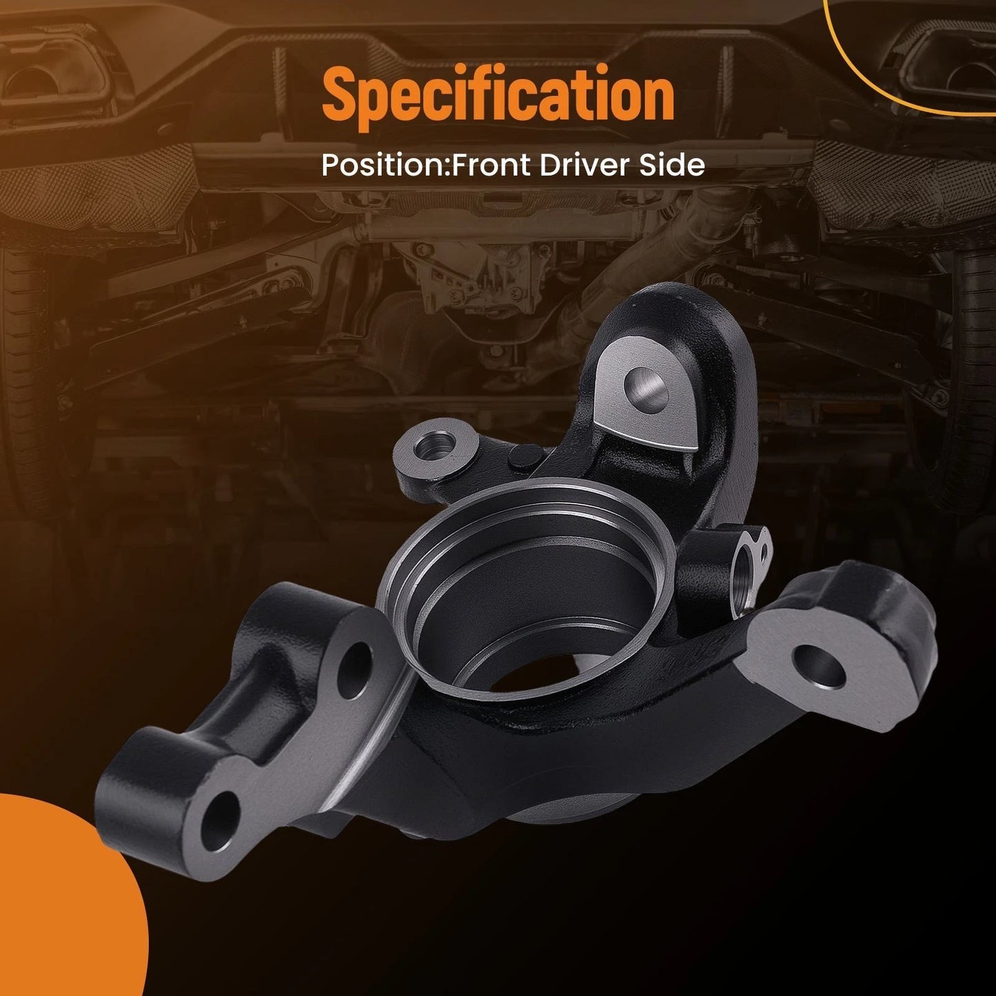Front Left Hub Knuckle for Toyota Corolla (1995–2002)