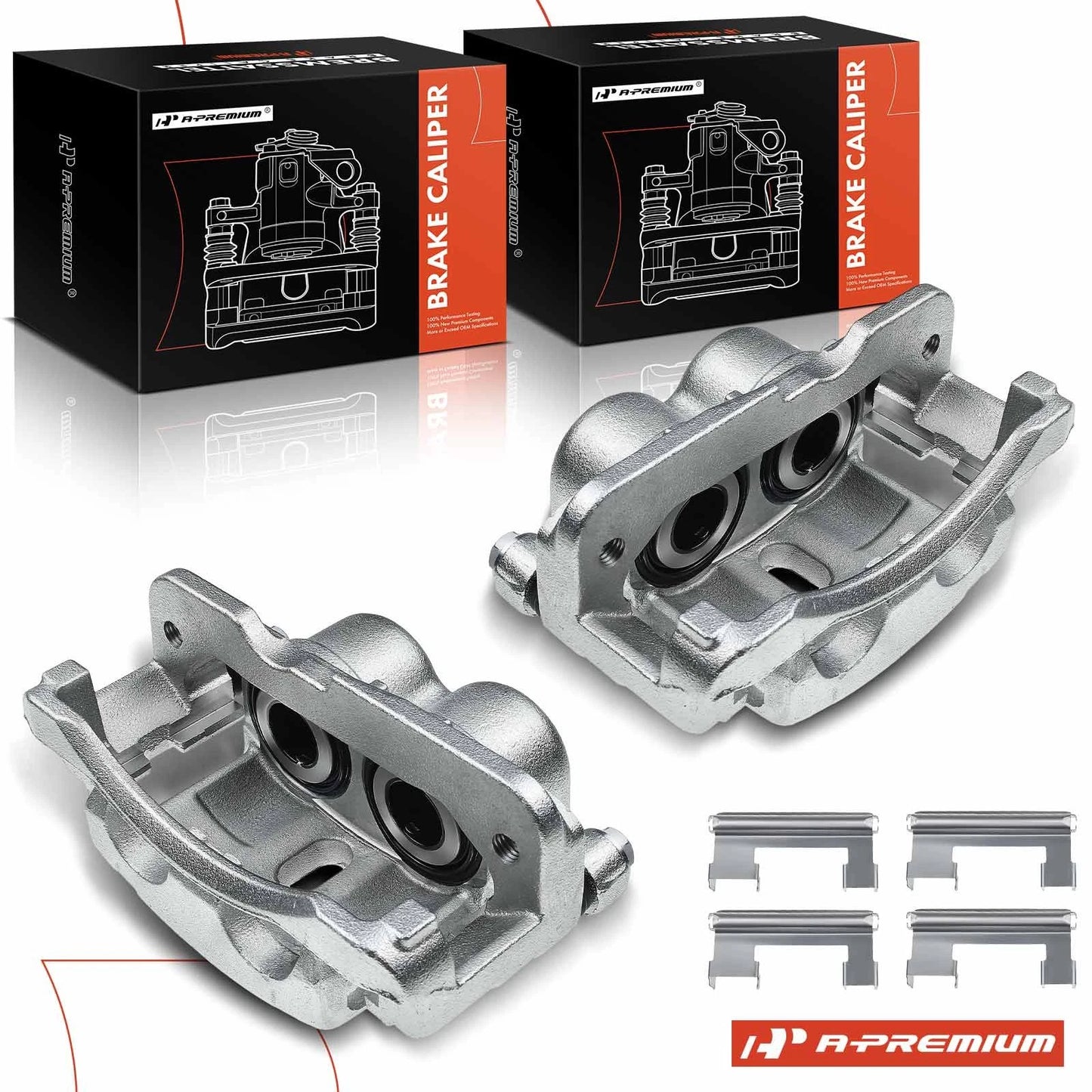 2X Front or Rear Brake Calipers with Bracket for Chevy Silverado 1500