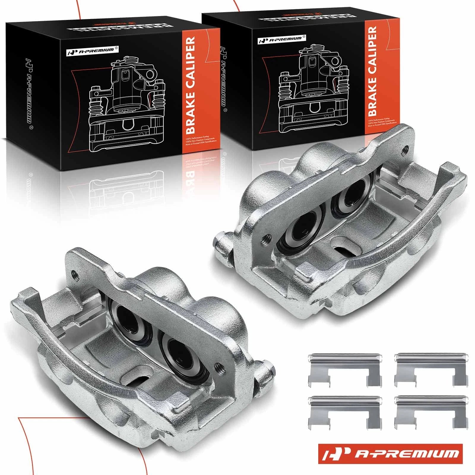 2X Front or Rear Brake Calipers with Bracket for Chevy Silverado 1500