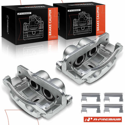 2X Front or Rear Brake Calipers with Bracket for Chevy Silverado 1500