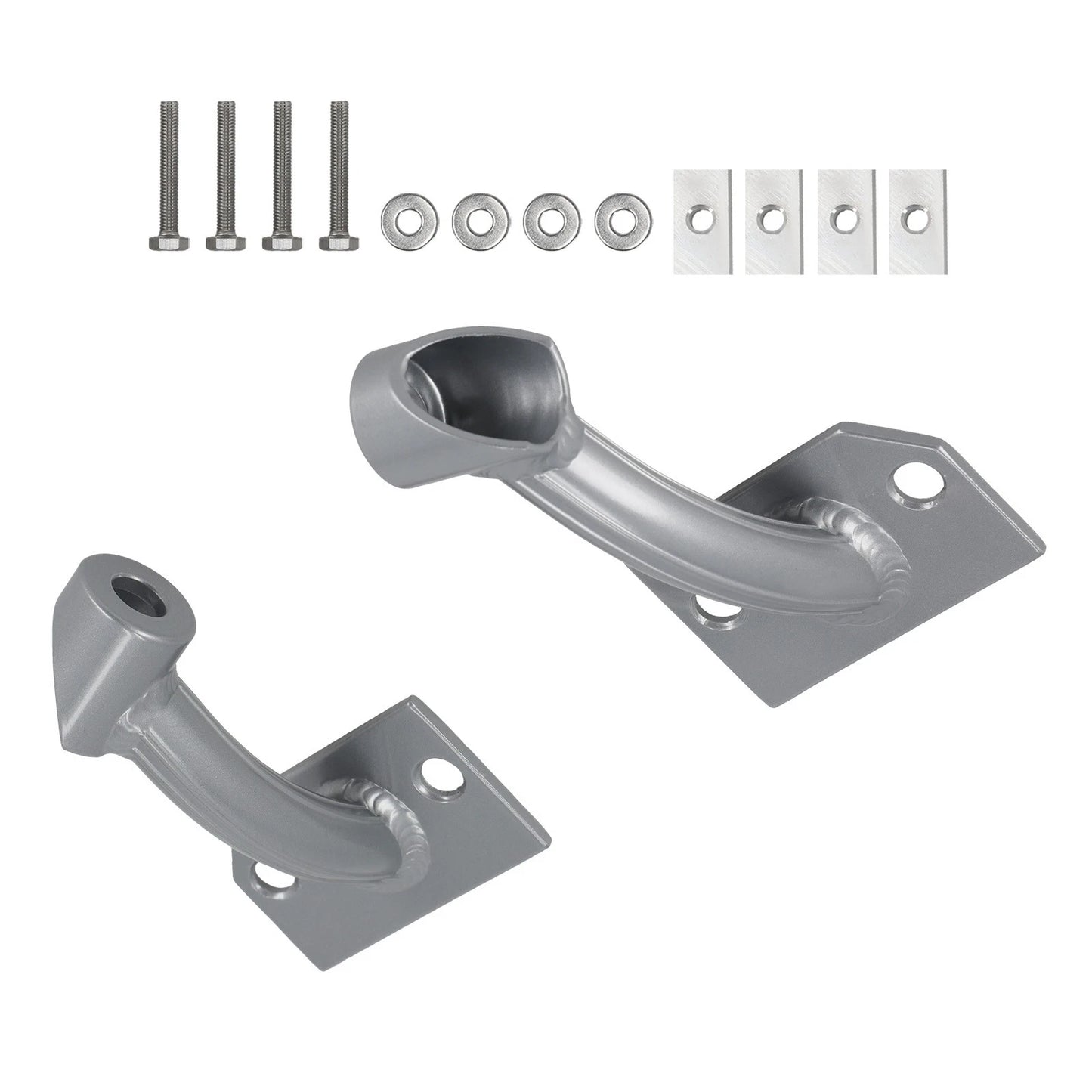 2PCS Rear Lower Curved Bar Mount for Toyota Mark X (2004–2009)