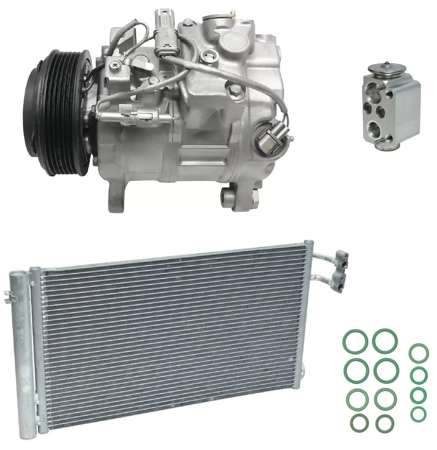 AC Compressor Kit With Condenser for BMW X1 2.0L (2014–2014)
