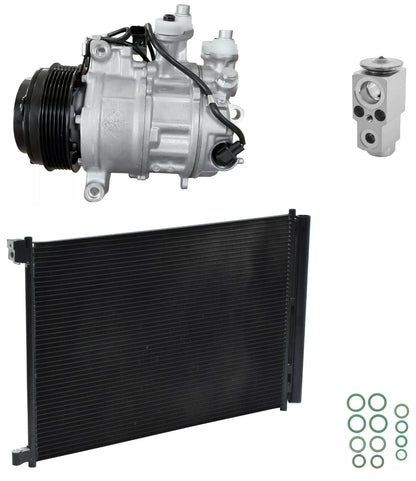 AC Compressor Kit With Condenser for Mercedes E300 2.0L (2018–2018)