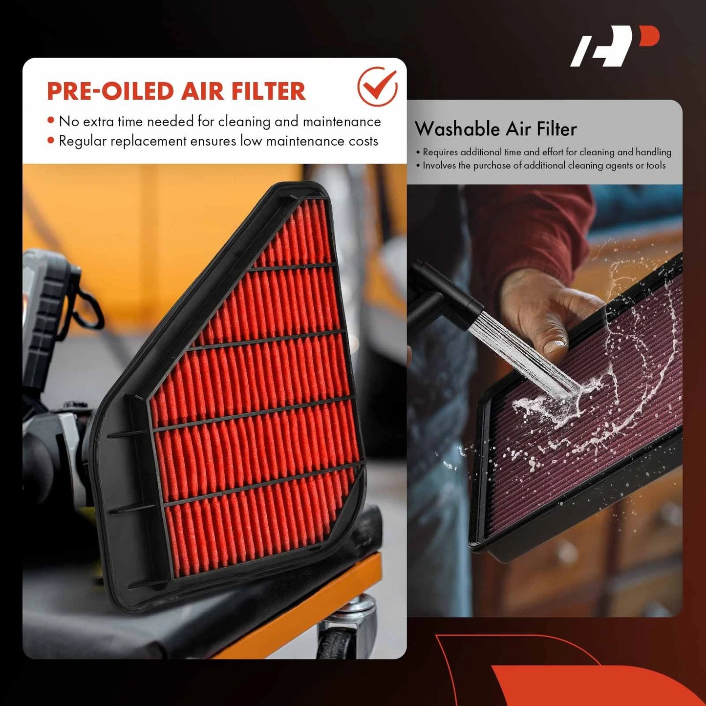 2X Performance Engine Air Filter for Chevrolet Traverse (2018–2023)