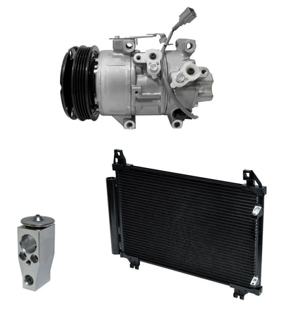 A C Compressor Kit With Condenser for Toyota Yaris 1.5L (2011–2018)