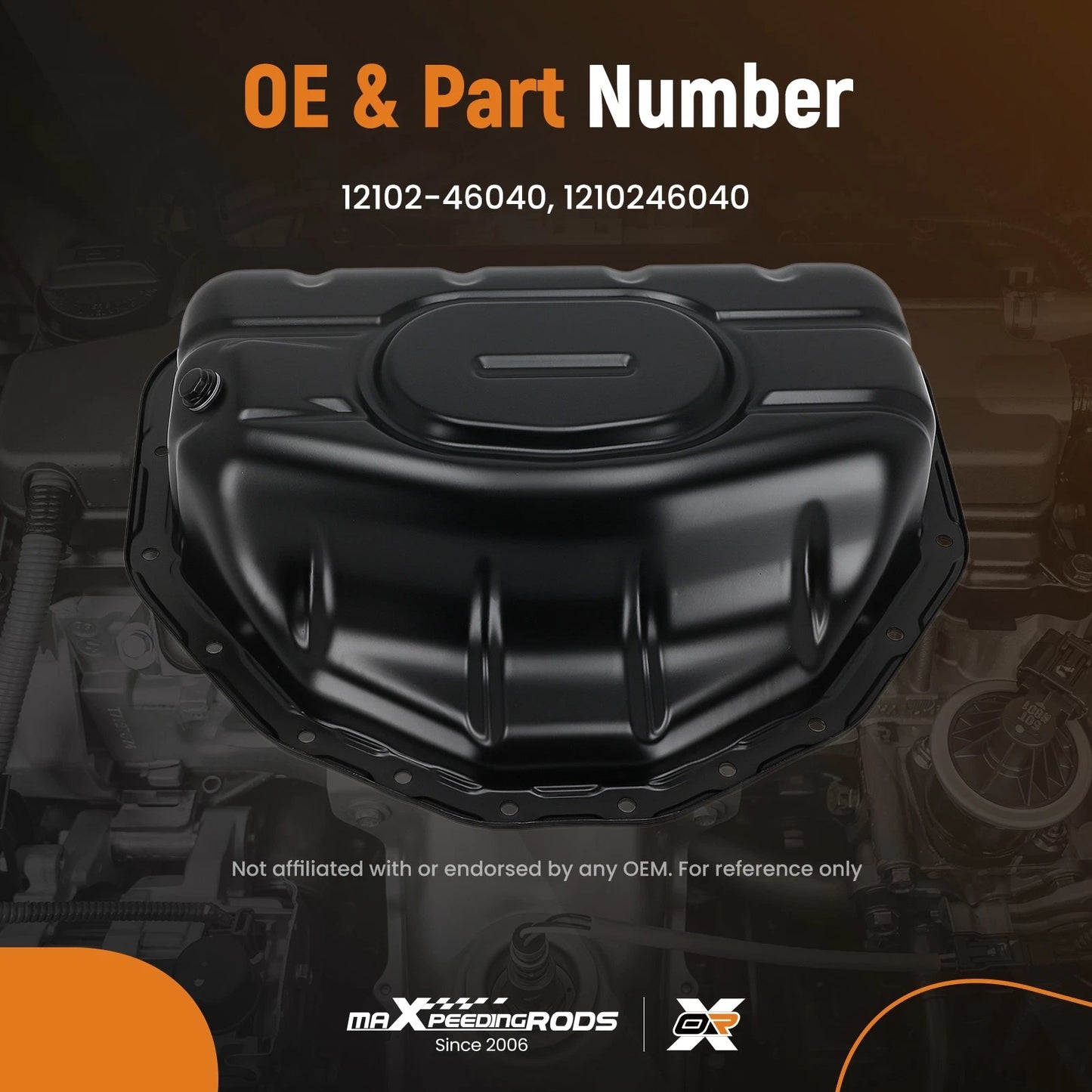 Lower Engine Oil Pan for Lexus IS300 GS300 I6 3.0L (2001–2005)