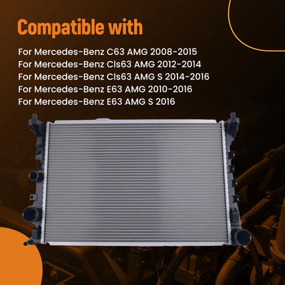 Aluminum Radiator for Mercedes-Benz SLK55 C63 AMG (2005–2016)