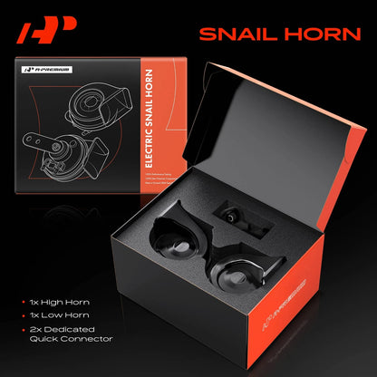 2X 80mm Metal Snail Horns for Chevrolet Malibu Cruze