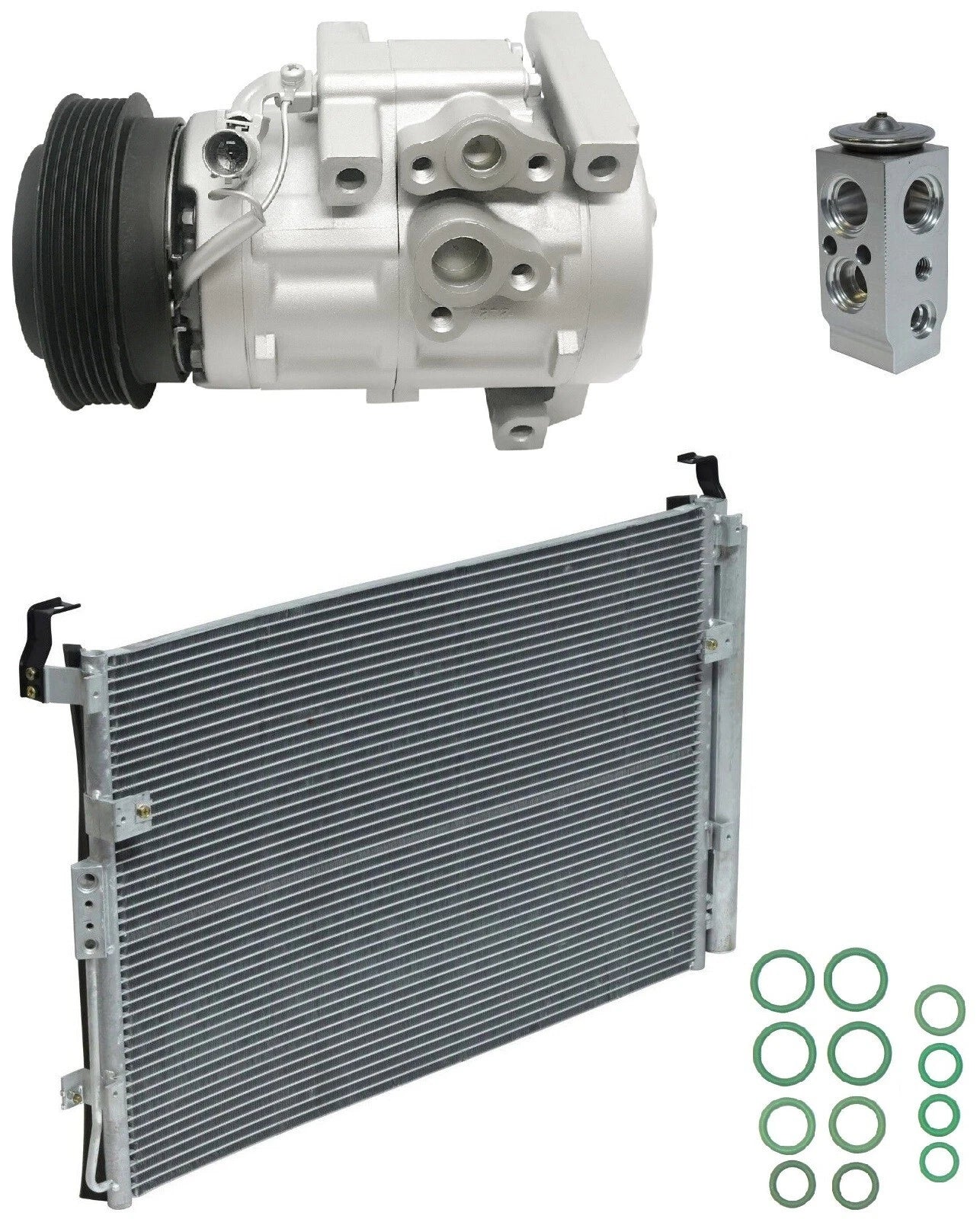 AC Compressor Kit with Condenser for Kia Sedona 3.8L (2007–2012)