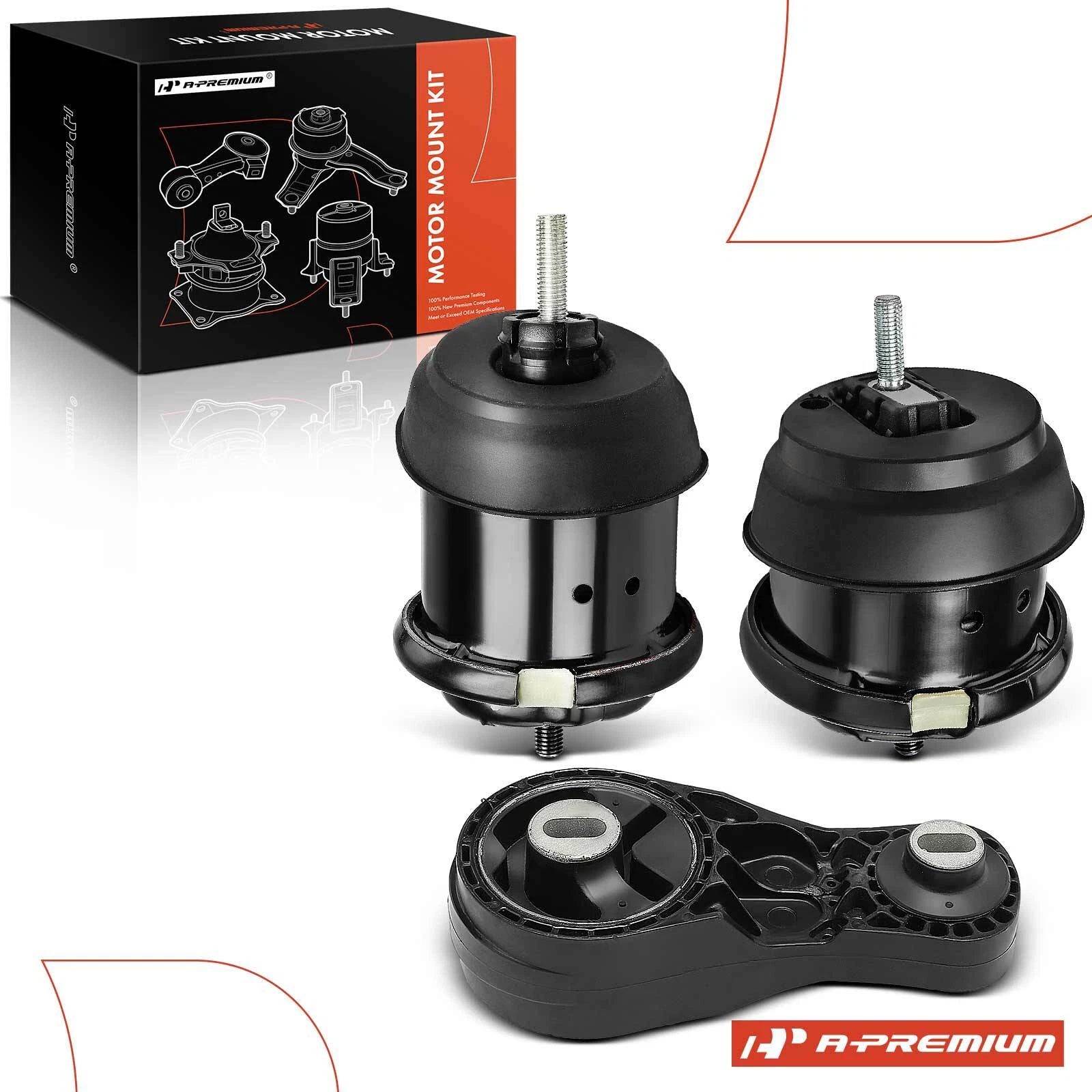 3X Engine Motor & Torque Strut Mount for Chevrolet Traverse (2009–2017)
