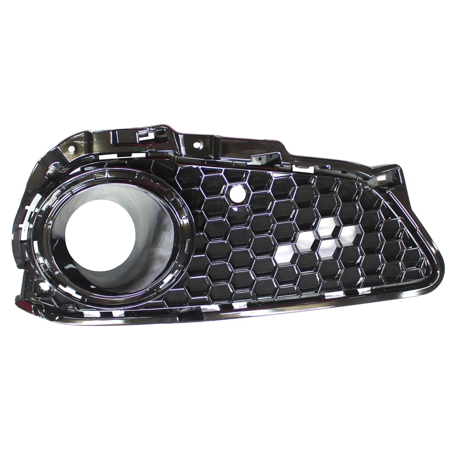 Replacement Black Painted Polypropylene Passenger Side Fog Light Bezel