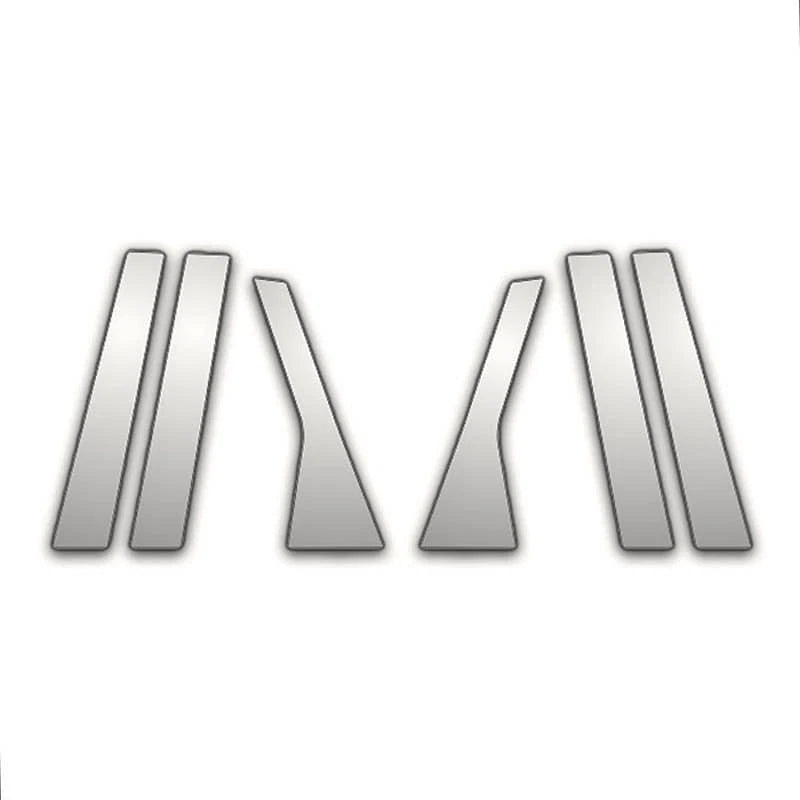 6Pc Chrome Pillar Post Covers for Ford Focus (2000–2007)