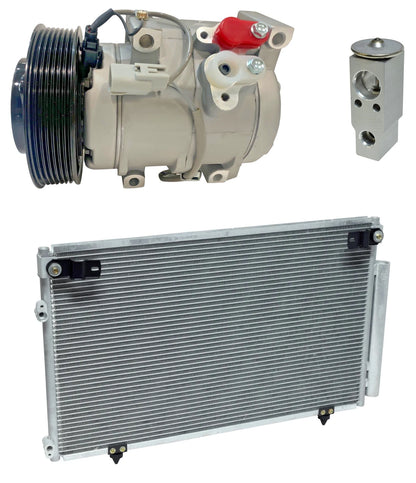 A/C Compressor Kit With Condenser for Toyota Highlander 2.4L (2007–2013)