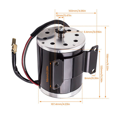 500W 24V DC Electric Motor for Scooter Go-Kart Minibike DIY (MY ZY 1020, 2010–2019)