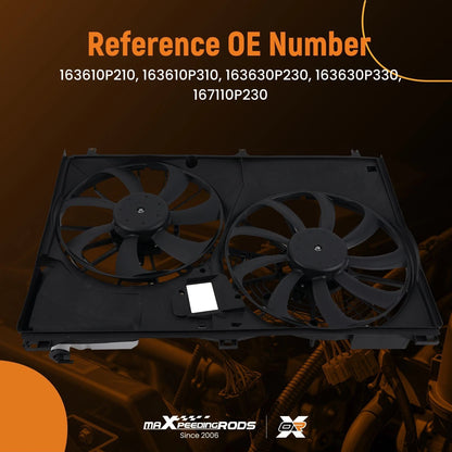 Electric Radiator Cooling Fan for Toyota Highlander (2014–2019)