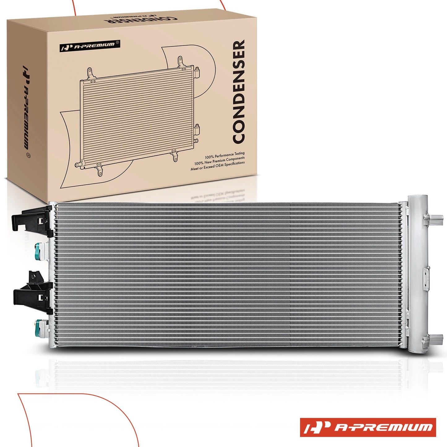 A/C Condenser with Receiver Drier for Chevy Silverado 1500 GMC Sierra (2007–2013)