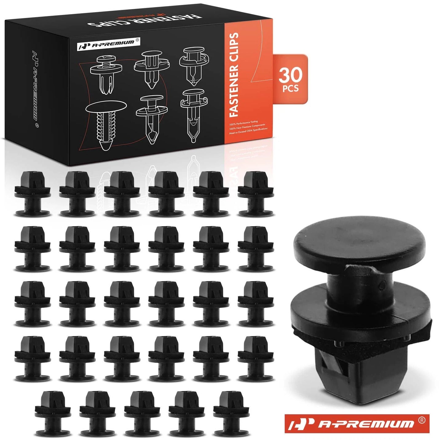 30x Nylon Tail Lamp Mounting Retainer for Chevrolet Buick