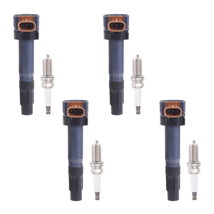 4x Ignition Coil & 4x Spark Plug for Suzuki Grand Vitara 2.4L (2007–2015)