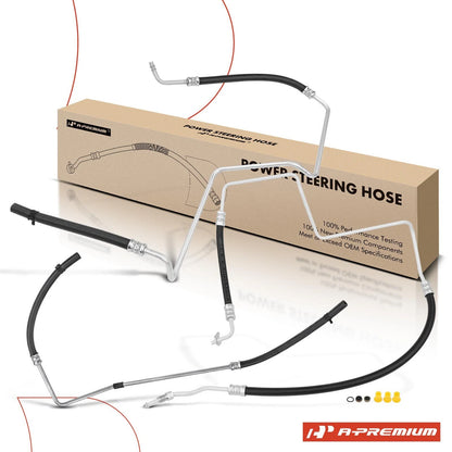 3X Power Steering Pressure & Return Line Hose for GMC Envoy (2002–2009)